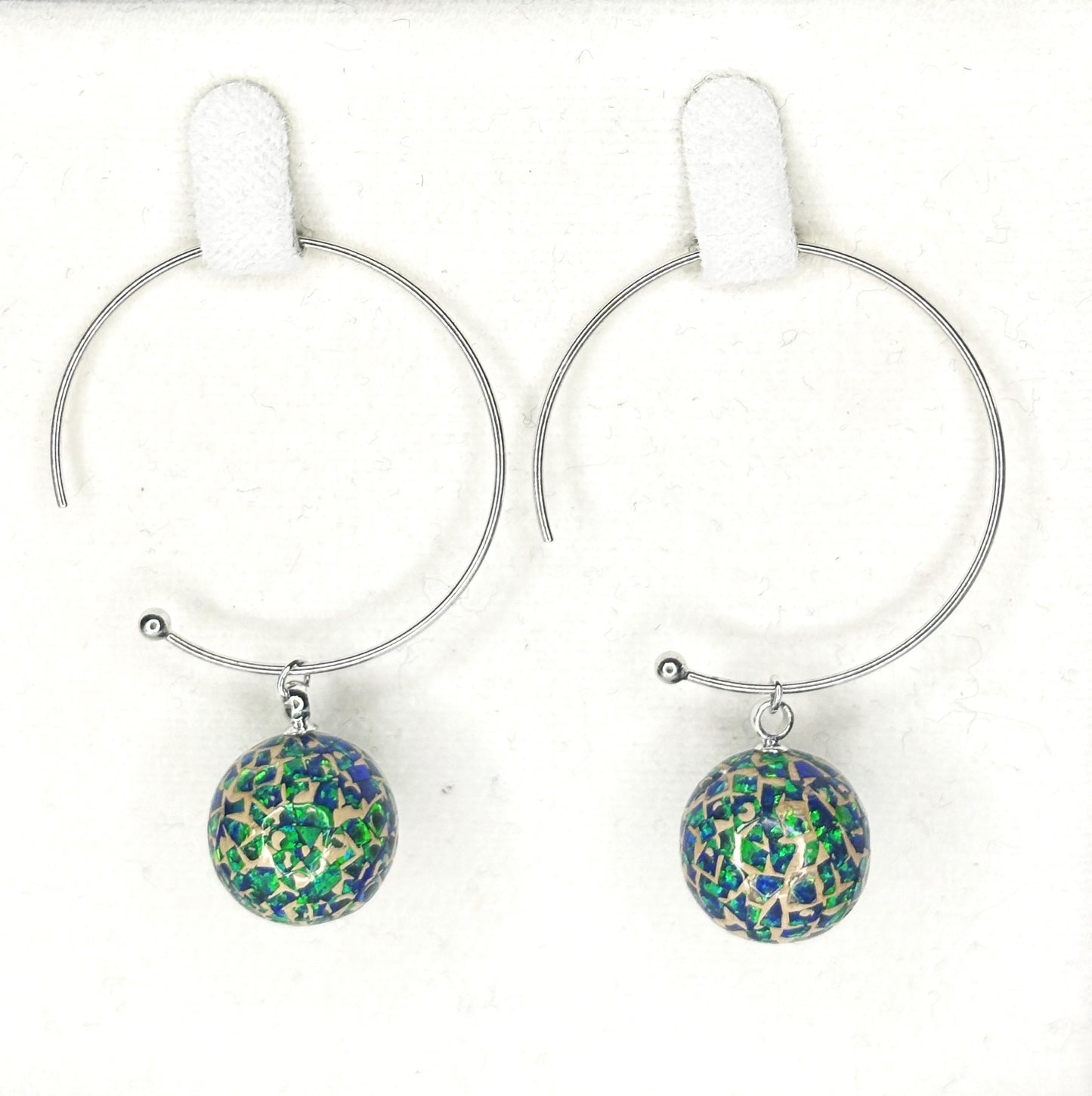 ADUSTAM hoop earrings orb