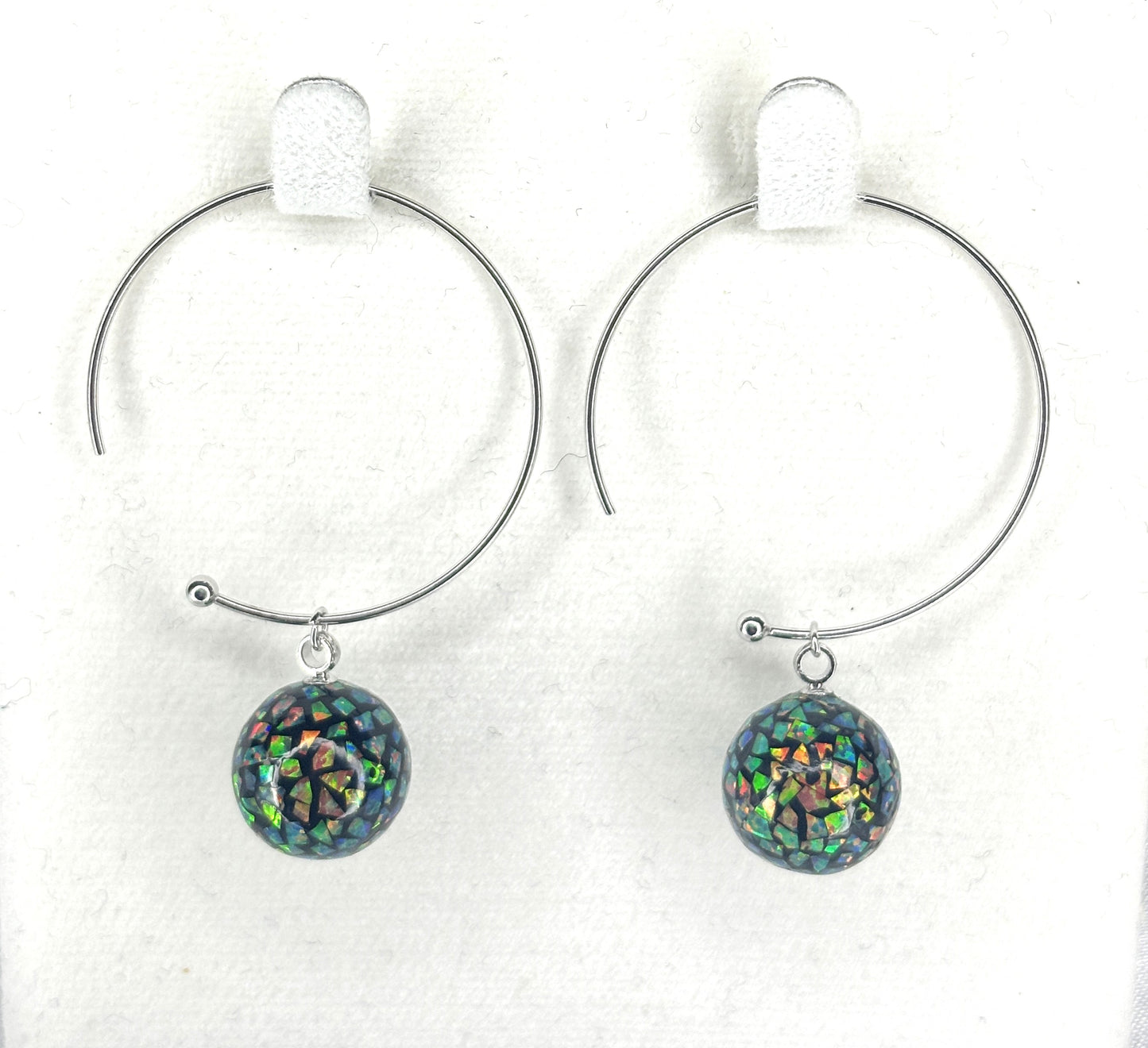 ADUSTAM hoop earrings orb